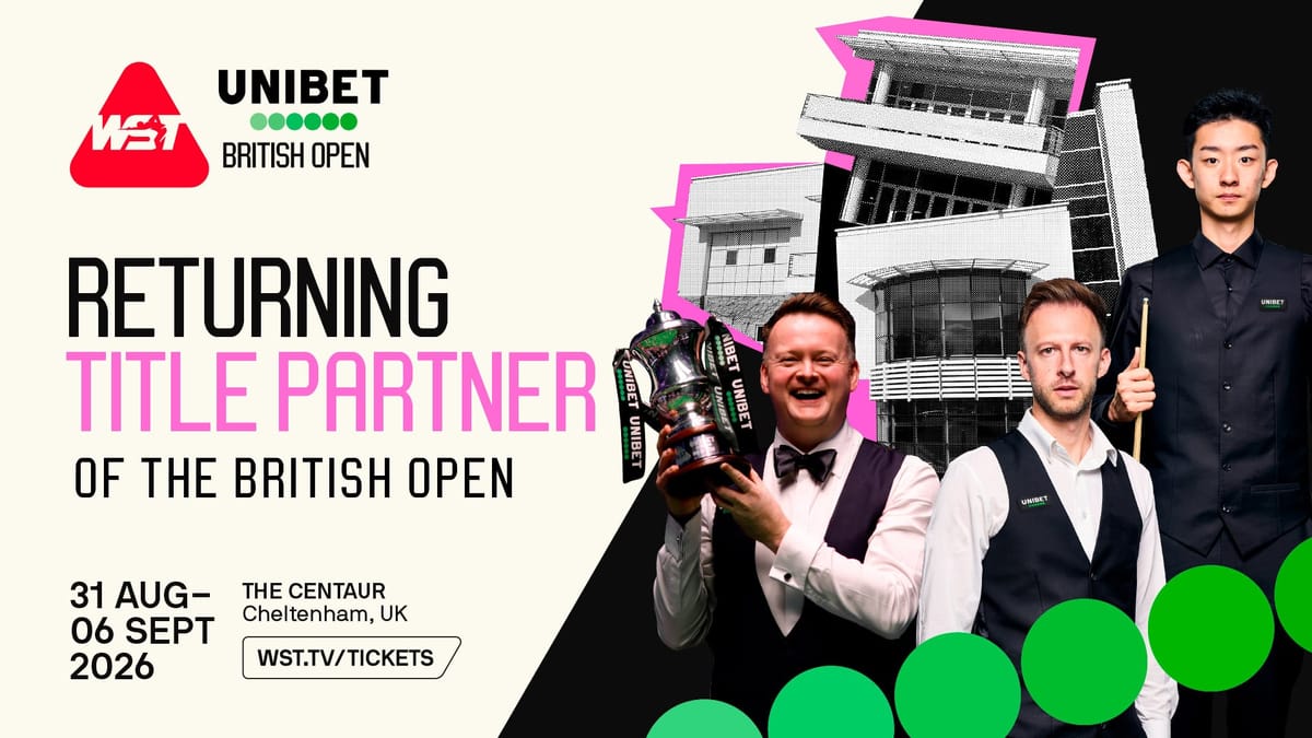Unibet Renews Title Sponsorship for Snooker's British Open